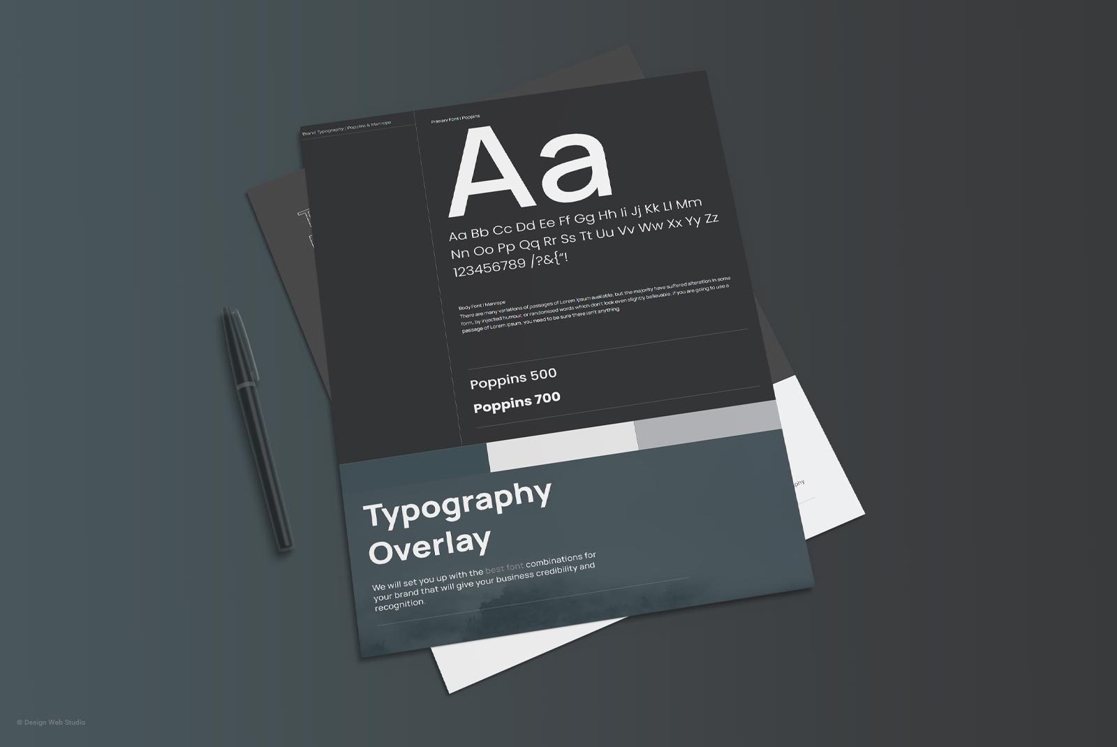 Typography sheet